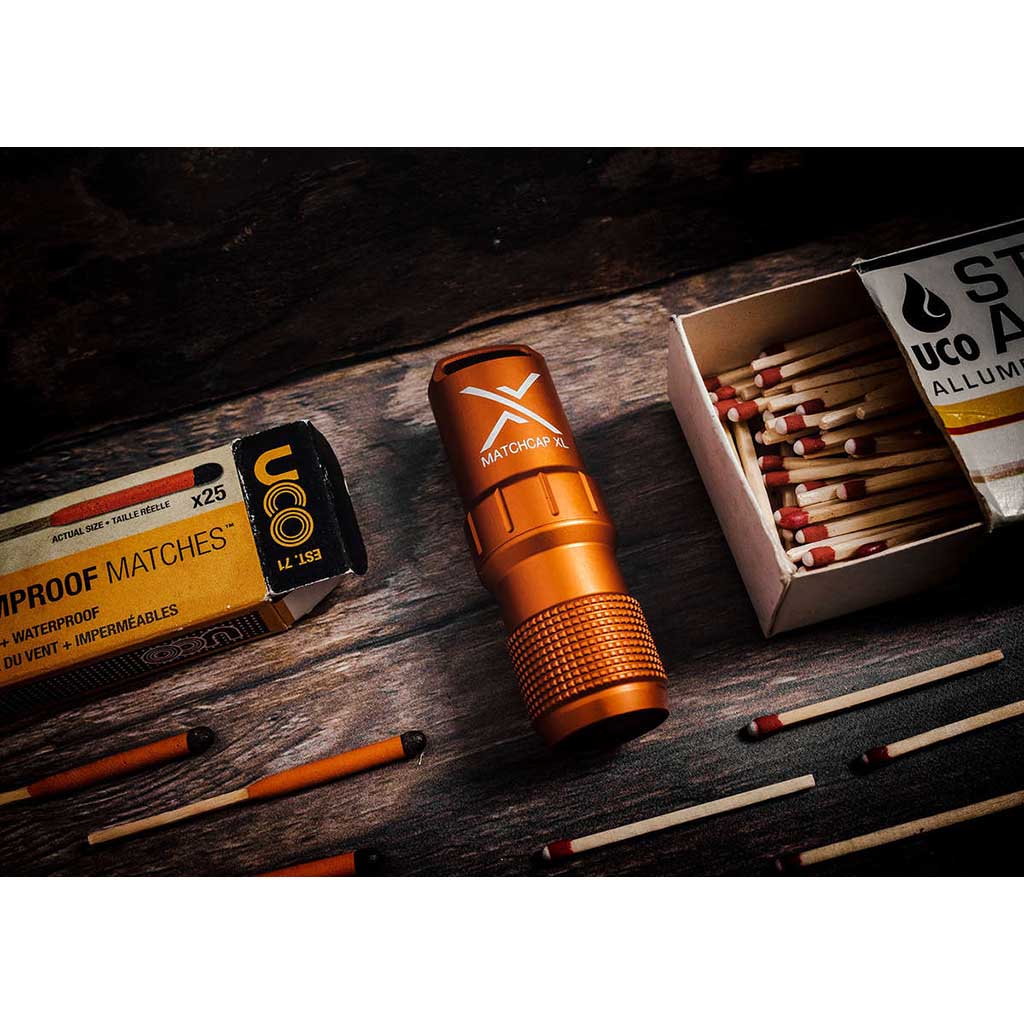 Matchcap XL Exotac 91037401557 Firestarters One Size / Blaze Orange