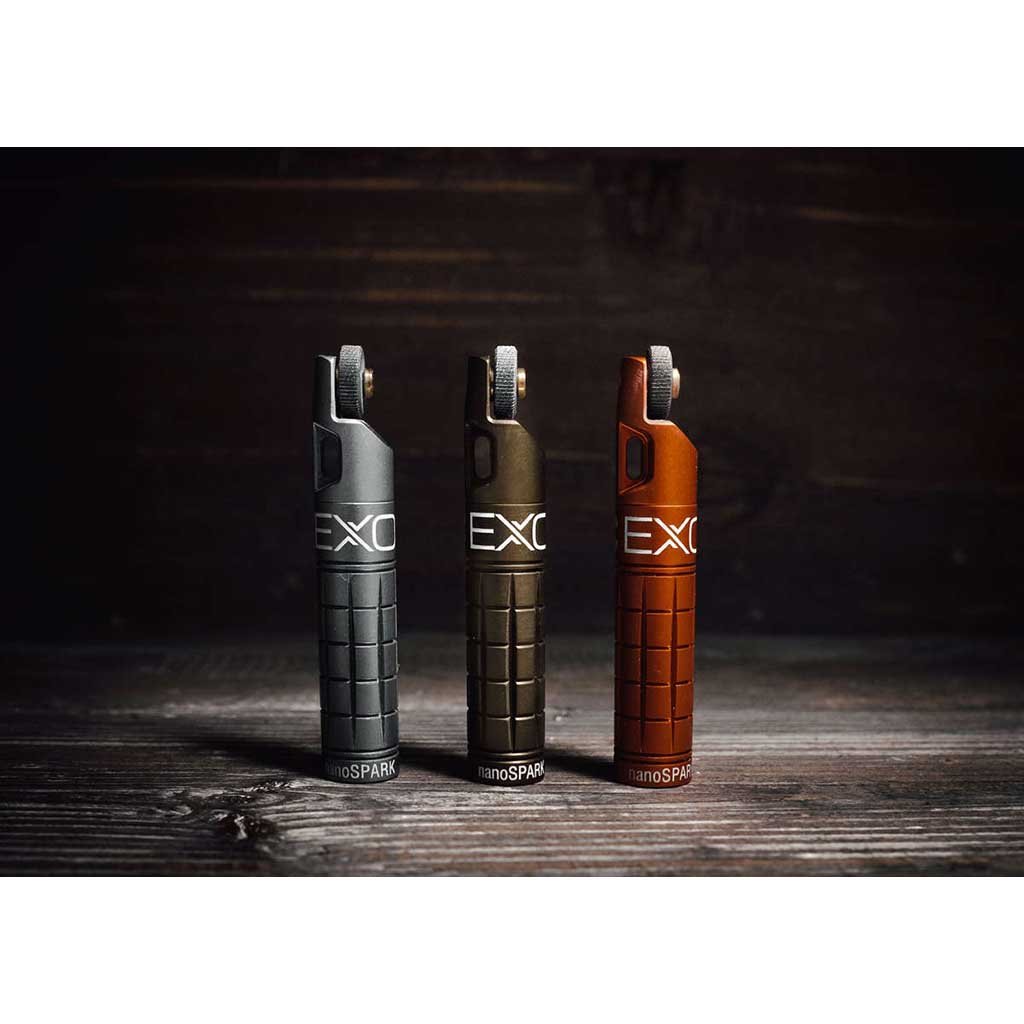 nanoSPARK Lighter Exotac 602573145012 Firestarters One Size / Gunmetal