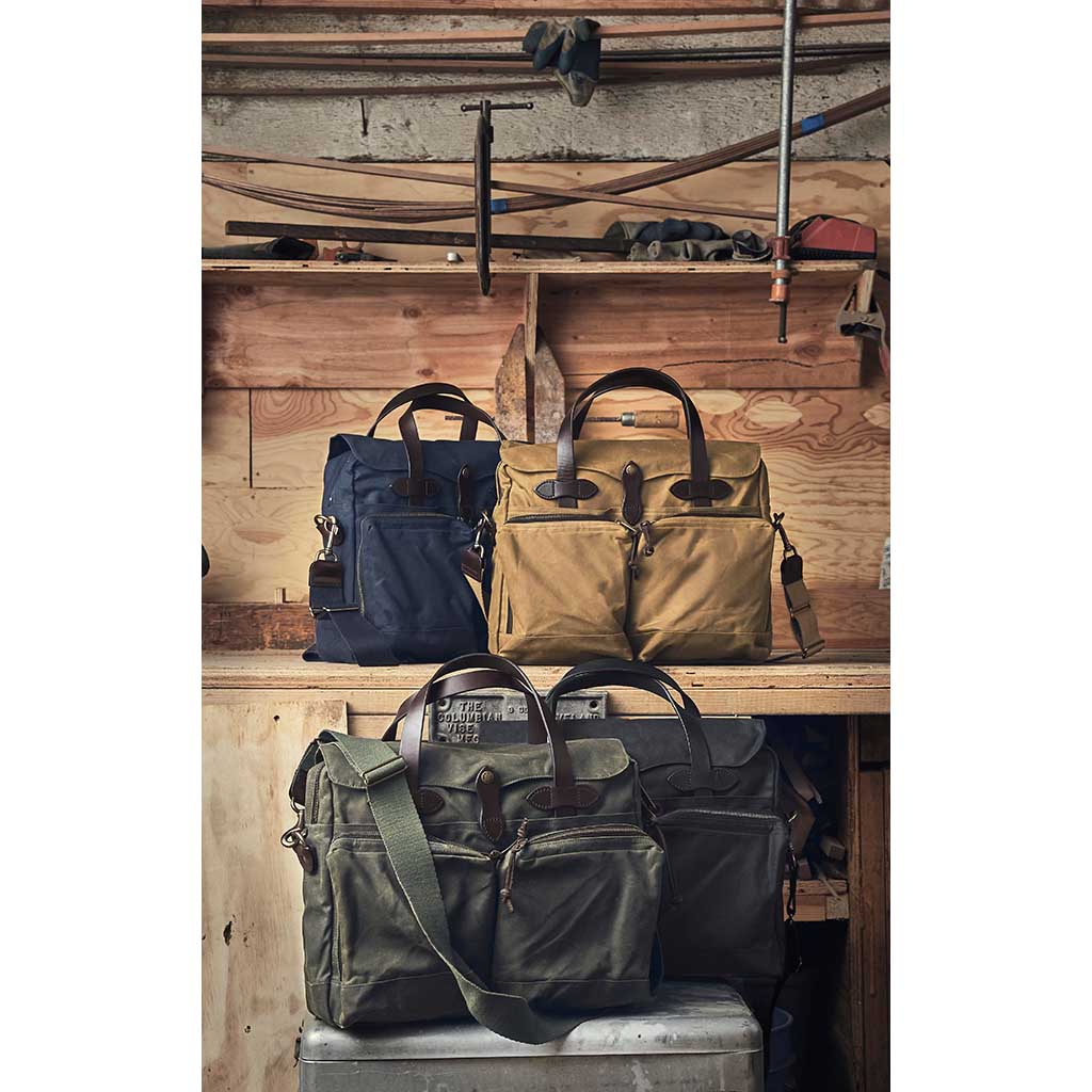 Dryden Briefcase Filson 20049878-OG Briefcases 14 L / Otter Green