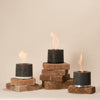 FLÎKR Fire Bundle (with Lid) FLÎKR Fire FF-BLKL Alcohol Fireplaces One Size / Black