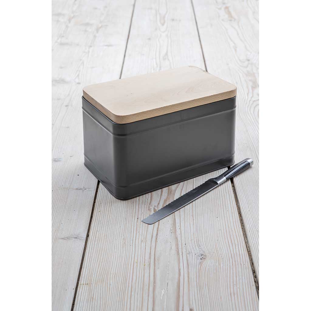 Borough Bread Bin Garden Trading BBCO02 Cooking Accessories One Size / Charcoal