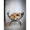 Wrought Iron Log Holder | Small Garden Trading LOHO01 Log Stores Small / Black