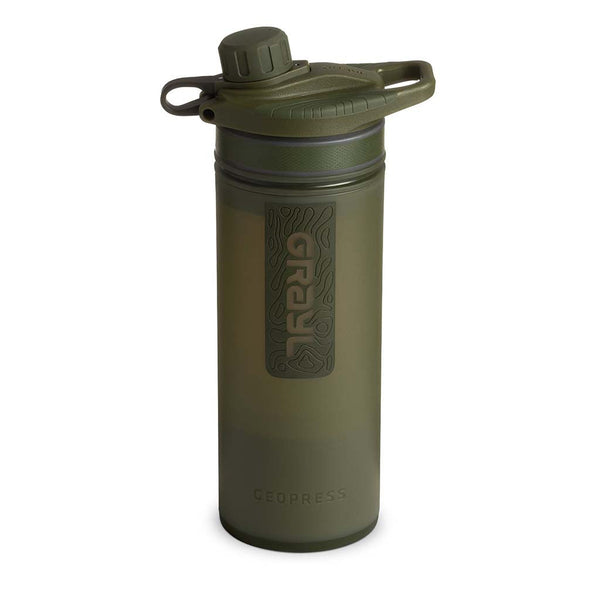 GeoPress Water Purifier Grayl GR-309045 Water Filters 710ml / Olive Drab