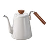 Bona Coffee Enamel Drip Kettle Hario BDK-80-W Kettles 800ml / White