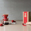 V60 Ceramic Pour Over Set 01 Hario VDS-3012R Brewing Sets 01 / Red