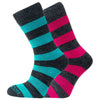 Heritage Merino Outdoor - Women's 2 Pack Horizon Socks 6H/M2WTS Socks S/M / Charcoal Teal & Cerise