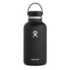 64 oz Wide Mouth w/ Flex Cap Hydro Flask W64BTS001 Water Bottles 64 oz / Black