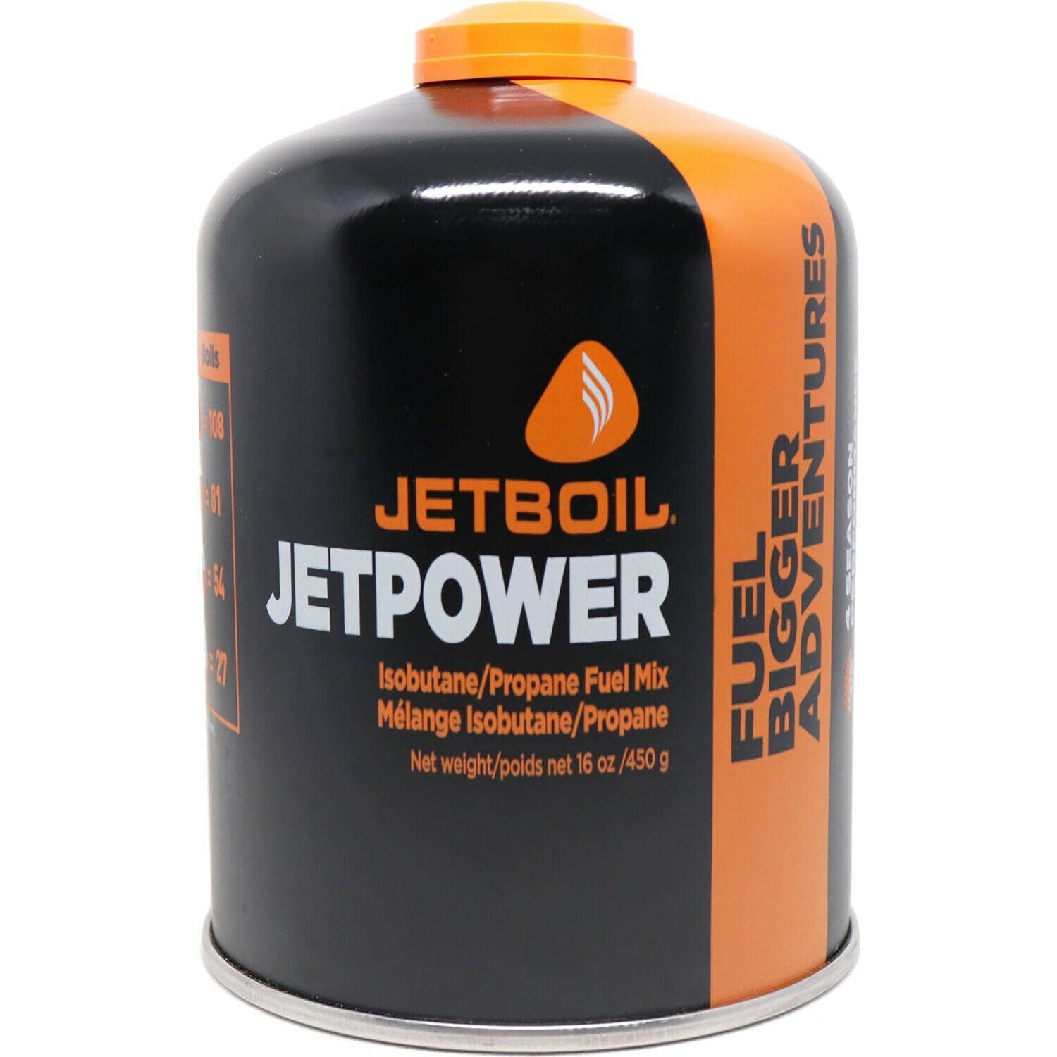 Jetpower Fuel Jetboil JF450 Stove Fuel 450g / Black