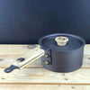 6" Spun Iron Glamping Pot with Lid Netherton Foundry NFS-185 Outdoor Cookware One Size / Black