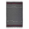 Futhark Wool Blanket Öjbro Vantfabrik OFUT05P130175 Blankets 130 x 220 cm / Black Multi