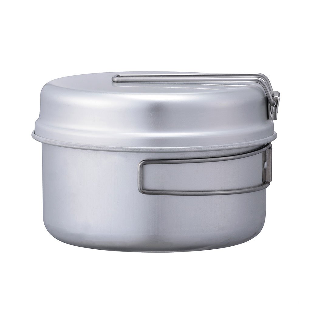 Aluminium Multi Compact Cooker Set Snow Peak SCS-020 Camp Cook Sets Double / Aluminum