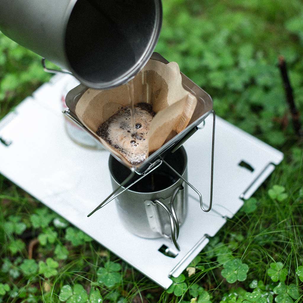 Collapsible Coffee Dripper Snow Peak CS-113 Drippers One Size / Silver