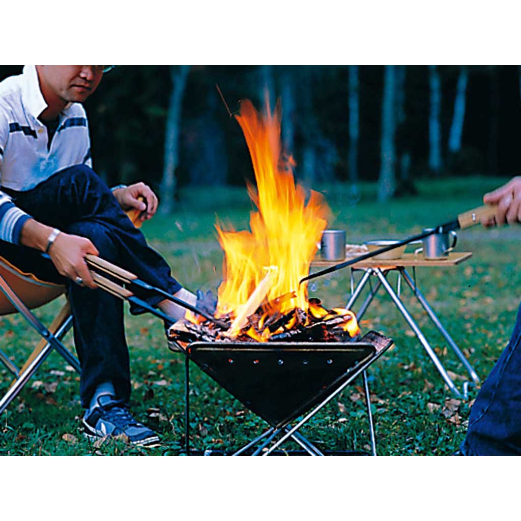 Fire Tool Set Pro Snow Peak N-017R Firepit Accessories One Size / Tan