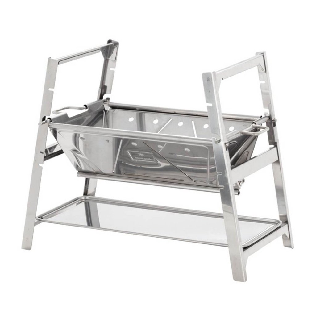 Pack and Carry Fireplace (SR) Snow Peak ST-021 Firepits One Size / Silver