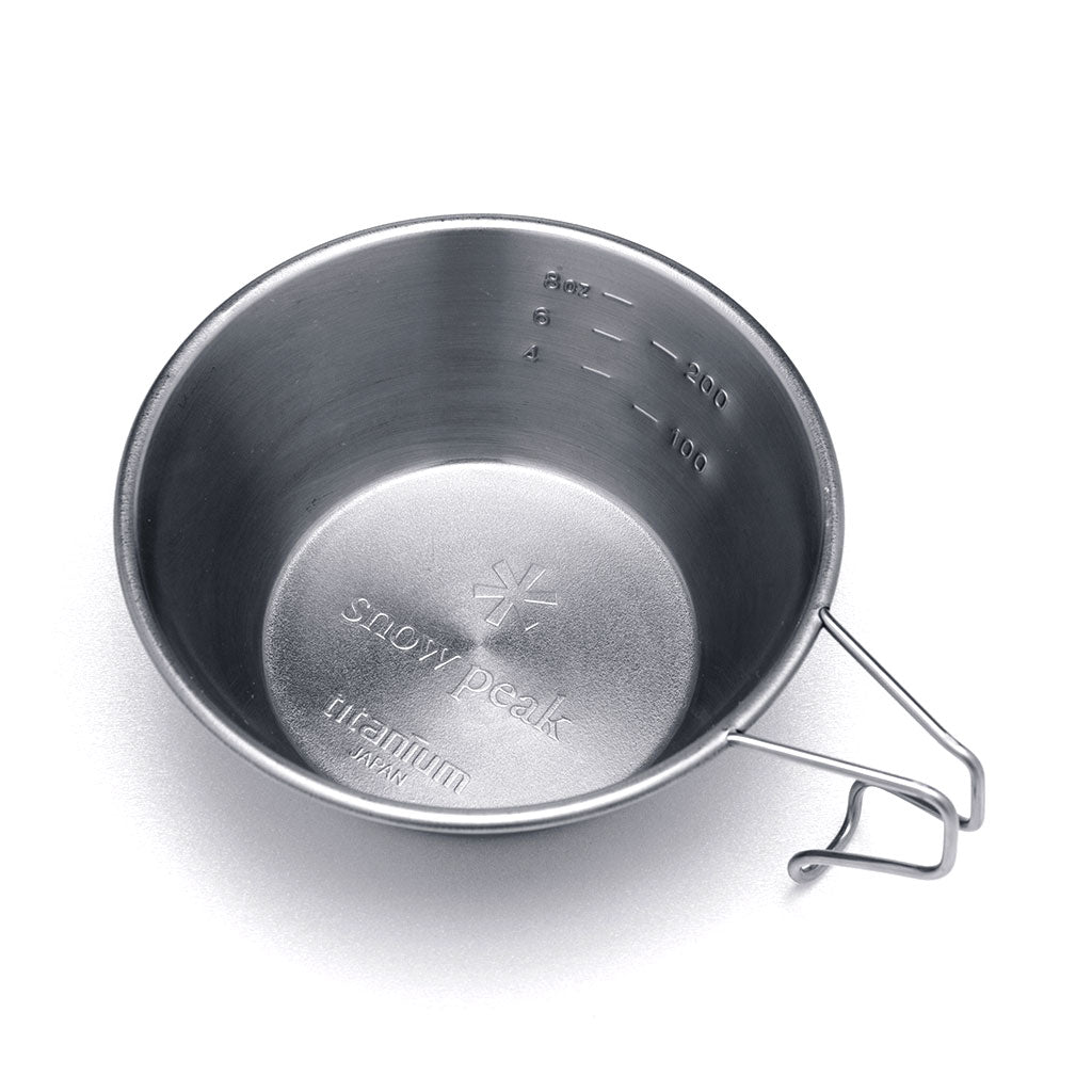 Titanium Backpacker's Cup Snow Peak E-204 Cups 310ml / Titanium