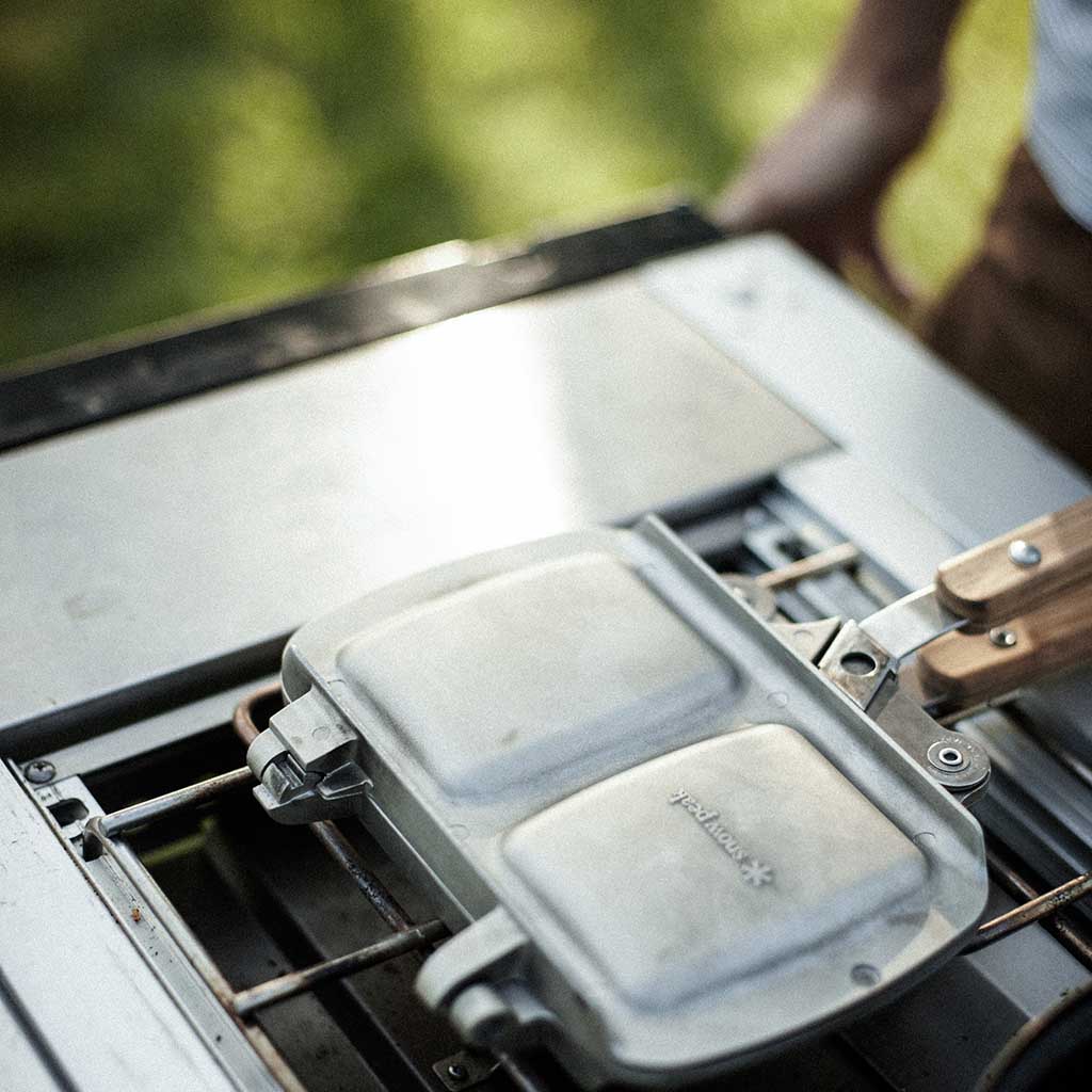Tramezzino Toasted Sandwich Maker Snow Peak GR-009 Cookware One Size / Silver