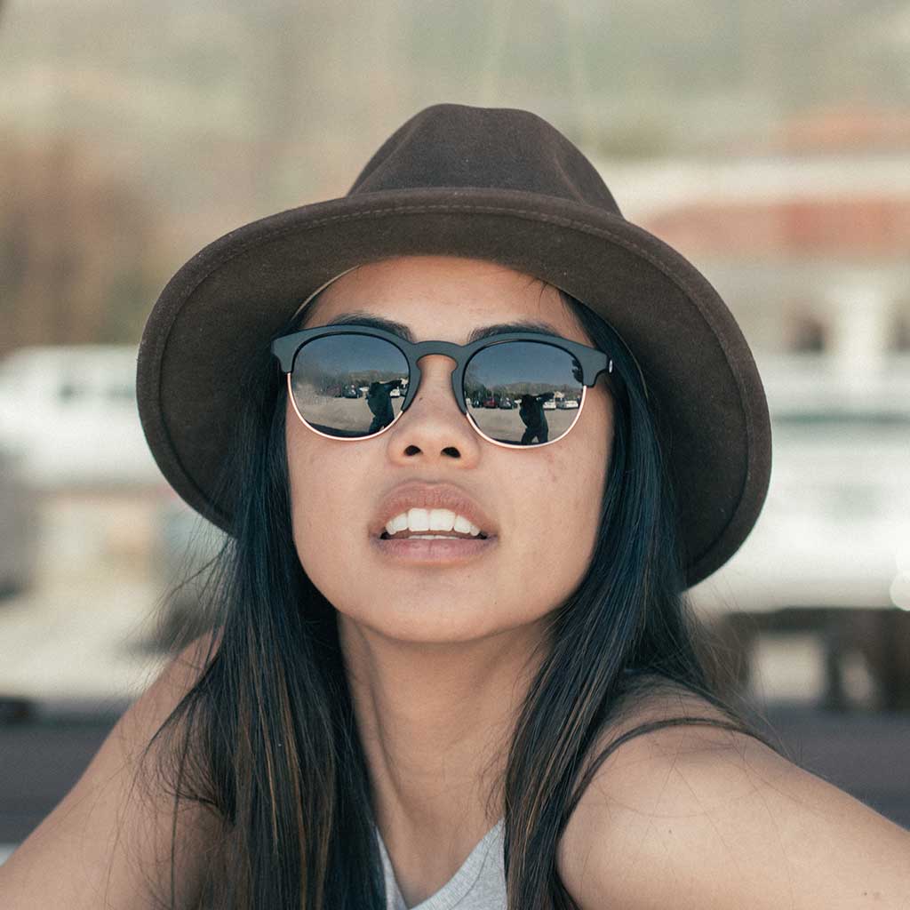 Avila Sunski SUN-AV-BKS Sunglasses One Size / Black Slate